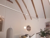 1. vlakke plafond afwerking